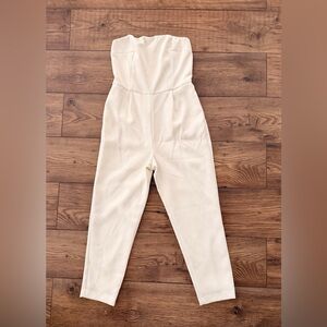 Express Off White Jumpsuit